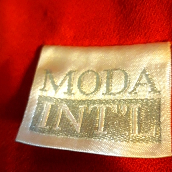Moda Int'l red dress GORGEOUS FOR HOLIDAYS!! - Picture 8 of 10